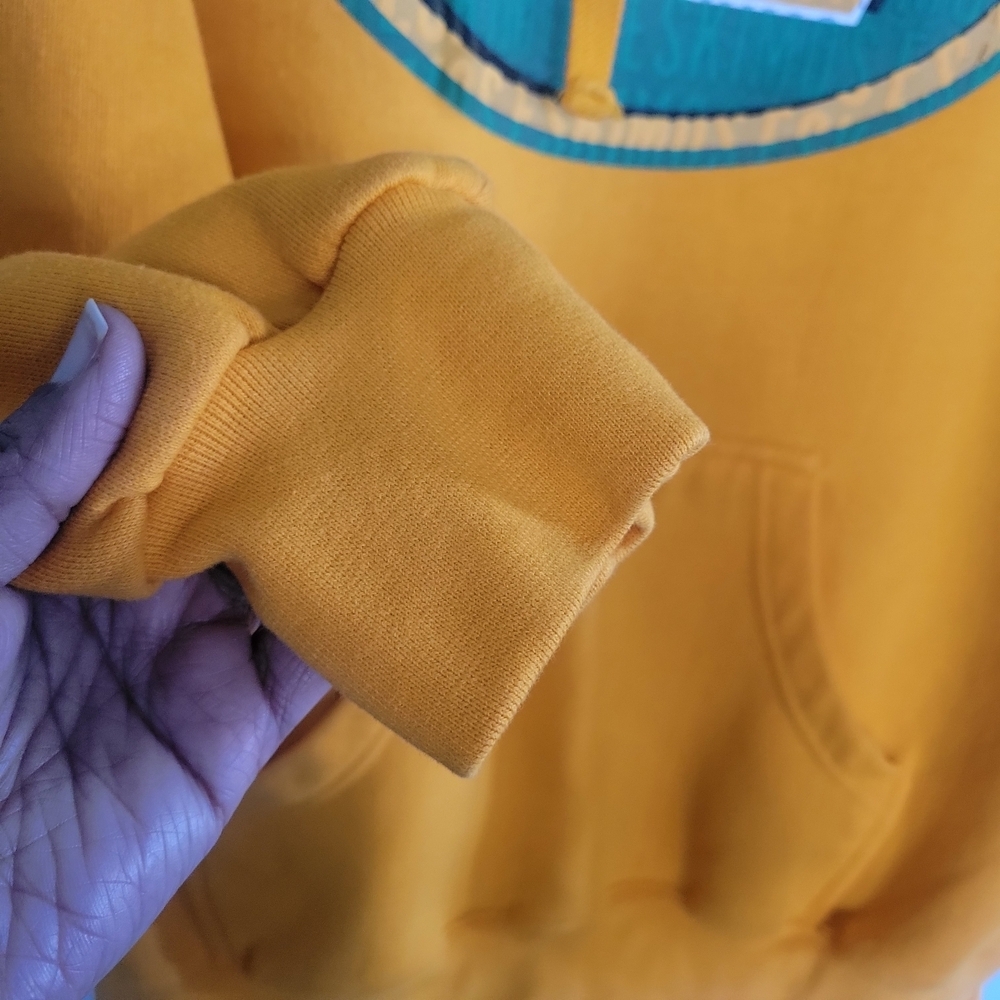 CFL EDMONTON Eskimos Size S Double E Hoodie Sport Cozy Fleece Lined - Picture 5 of 7